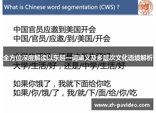 全方位深度解读以东超一词涵义及多层次文化语境解析 全方位深度解读以东超一词涵义及多层次文化语境解析